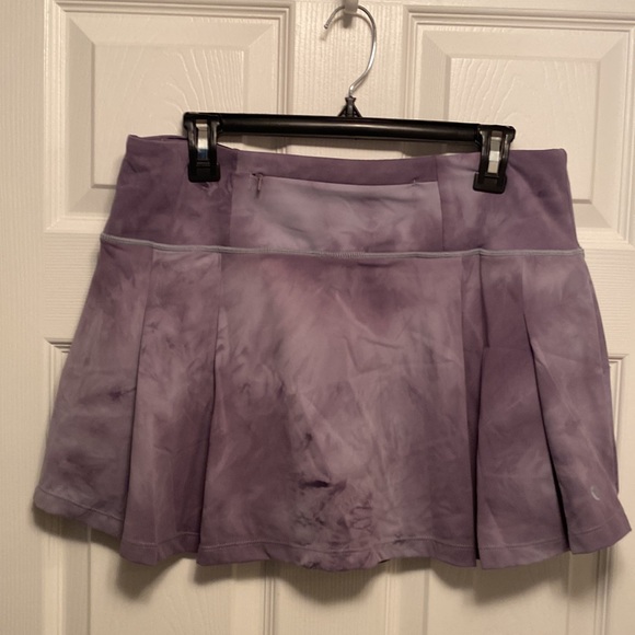Brand New Baleaf Pleated Tie Dye Purple Skort with Pockets…size XL - Picture 2 of 7